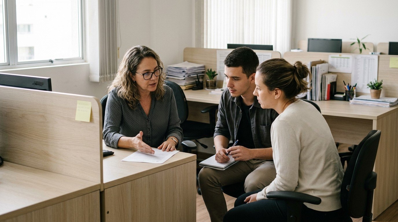 Pessoas no ambiente de trabalho